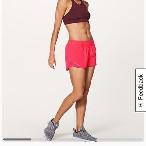 NWOT lululemon hotty hot short